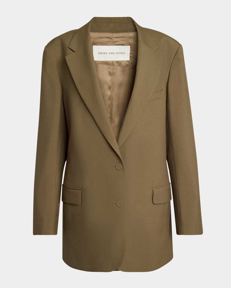 Basti Oversized Mohair Wool Jacket